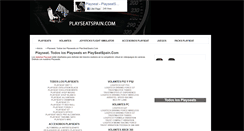 Desktop Screenshot of playseatspain.com